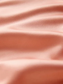 Next Bow One Shoulder Maxi Bridesmaid Dress Apricot Clearance