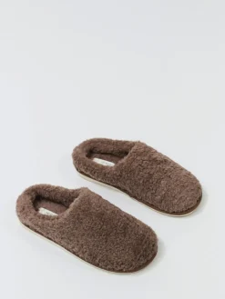 Aruelle Cleo Extra Soft Brown Crafted Slippers Outlet