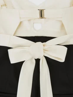 Reiss Atelier Black Darcey Atelier Colourblock Wide-Leg Jumpsuit Best