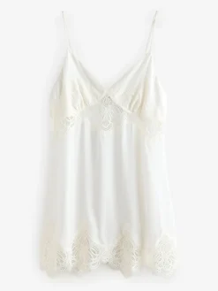 B by Ted Baker Ecru Satin Lace Bridal Slip Clearance