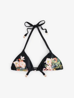 B by Ted Baker Koi Triangle Black Bikini Top Clearance