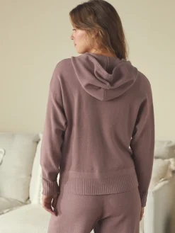 B by Ted Baker Pink Knit Zip Through Loungewear Set New