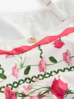 B by Ted Baker Tummy Control Bandeau Swimsuit White New