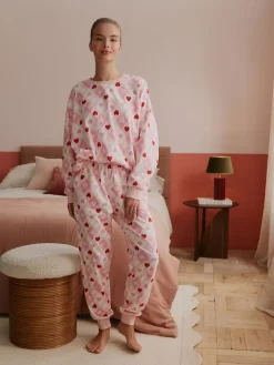 Bath & Body Works Pink Hearts Twosie Pyjamas New