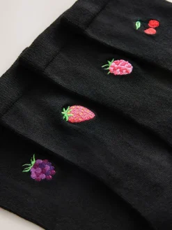 Next Berries Embroidered Motif Ankle Socks 4 Pack Hot