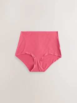 Next Berry Pink Full Brief Cotton Rich Knickers 5 Pack Outlet