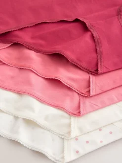 Next Berry Pink Midi Cotton Rich Knickers 5 Pack Online