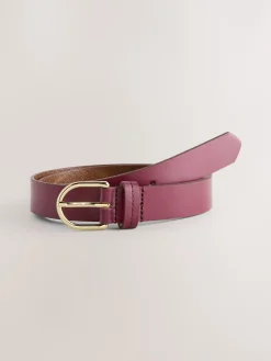 Next Berry Regular Leather Belt New
