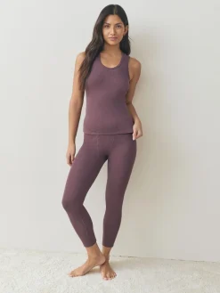 Next Thermal Maximum Warmth Cosy Ribbed Vest Berry Outlet