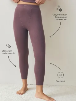 Next Thermal Maximum Warmth Cosy Ribbed Legging Berry Discount