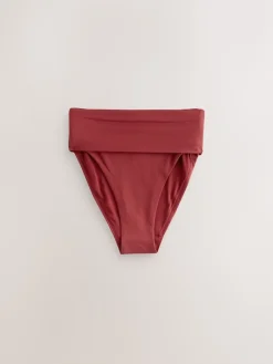 Next Berry Wine High Waist High Leg Roll Top Best