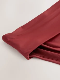 Next Berry Wine High Waist High Leg Roll Top Best