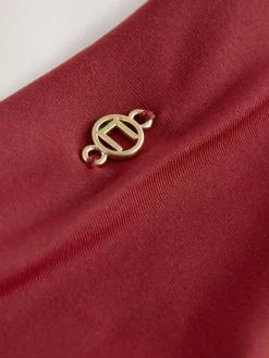 Next Berry Wine High Waist High Leg Roll Top Best