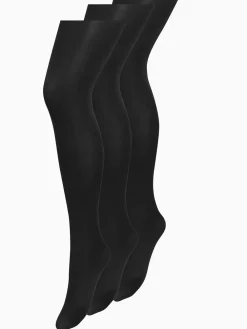 Next Black 3 Pack 80 Denier Opaque Tights Clearance