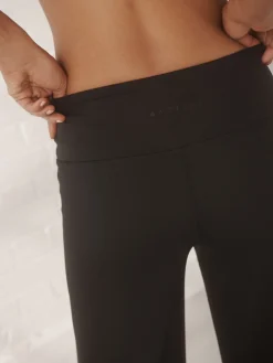 Next Active Ultimate Wide Leg Trousers Black New