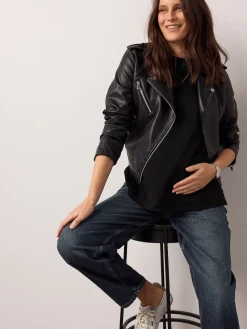 Next Maternity Nursing T-Shirts 2 Pack Black And White