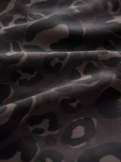 Next Maternity Mesh Bardot Dress Black Animal Print Best