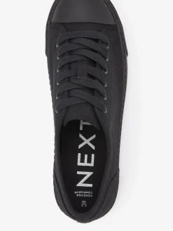 Next Baseball Canvas Trainers Black Online