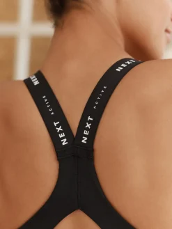 Next B-G Active High Impact Dry Tech Sports Bra Black Clearance