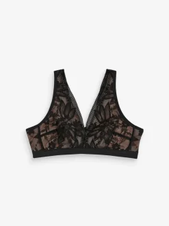 Next B-H Lace Total Support Non Pad Non Wire Ultimate Comfort Bra Black Best