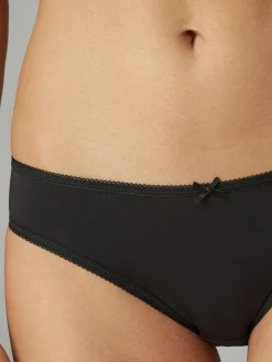 Next Bikini Microfibre Knickers 7 Pack Black New