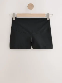Next Black Booty Sports Dry Tech Tummy Control Shorts Sale