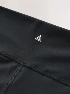 Next Black Booty Sports Dry Tech Tummy Control Shorts Sale