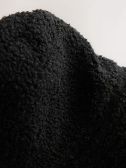 Next Borg/Nylon Reversible Bucket Hat Black Discount