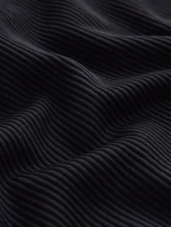 Next Brushed Ribbed Leggings Black Clearance