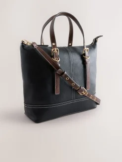 Next Buckle Hand Held Bag Black Best