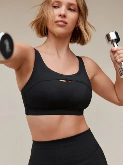 Next C-H Active Sports Antibounce Dry Tech Extra High Impact Bra Black Outlet