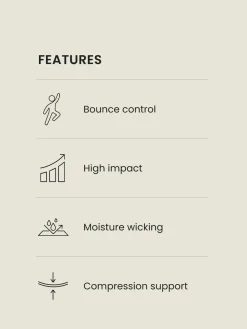 Next C-H Active Sports Antibounce Dry Tech Extra High Impact Bra Black Outlet