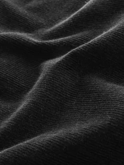 Next Cord Barrel Leg Trousers Black Online