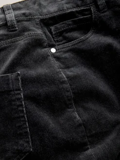 Next Cord Bootcut Trousers Black Clearance