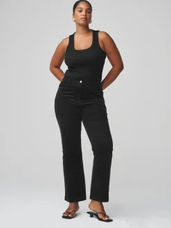 Next Corduroy Bootcut Hourglass Trousers Black Discount