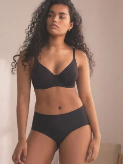 Next DD+ Forever Lite Smoothing Bra Black New