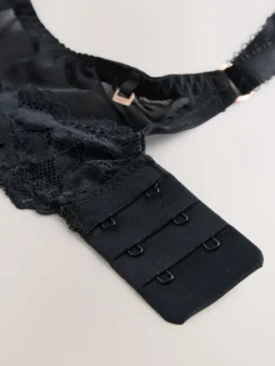 Next DD+ Minimiser Full Cup Bra Black New