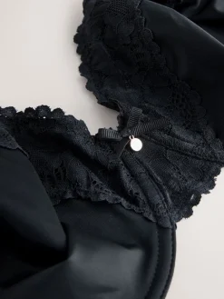 Next DD+ Minimiser Full Cup Bra Black New