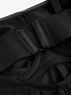 Next DD+ Minimising Bandeau Tummy Control Thigh Smoother Black Hot