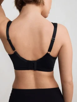 Next DD+ Supersoft Comfort Padded Strap Minimising Full Cup Bra Black Hot