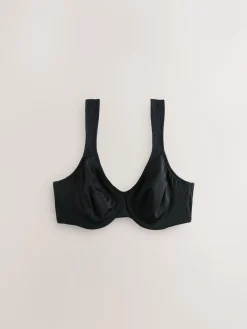 Next DD+ Supersoft Comfort Padded Strap Minimising Full Cup Bra Black Hot