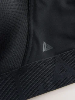 Next DD+ Ultimate Dry Tech Breathable Lightweight Pad High Impact Sports Bra Black