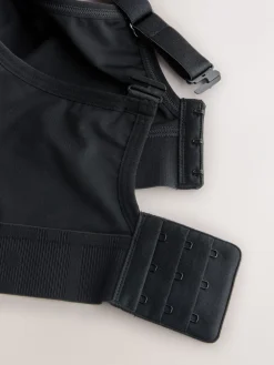 Next DD+ Ultimate Dry Tech Breathable Lightweight Pad High Impact Sports Bra Black