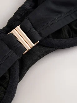 Next DD+ Wired Non Padded Bikini Top Black Sale