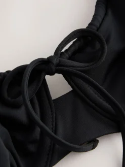 Next DD+ Wired Non Padded Bikini Top Black Sale