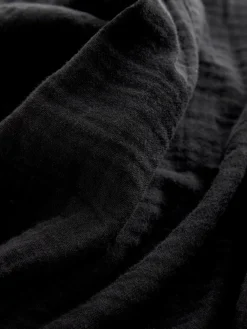 Next Double Cloth Playsuit Black New