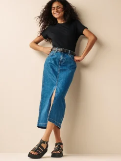 Next Black Essential Pure Cotton Short Sleeve Crew Neck T-Shirt Online