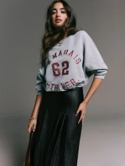 Next Faux Leather Midi Kilt Skirt Black Best