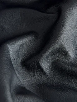 Next Faux Leather Midi Kilt Skirt Black Best