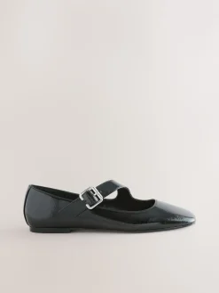 Next Forever Comfort® Asymmetric Mary Jane Shoes Black Clearance